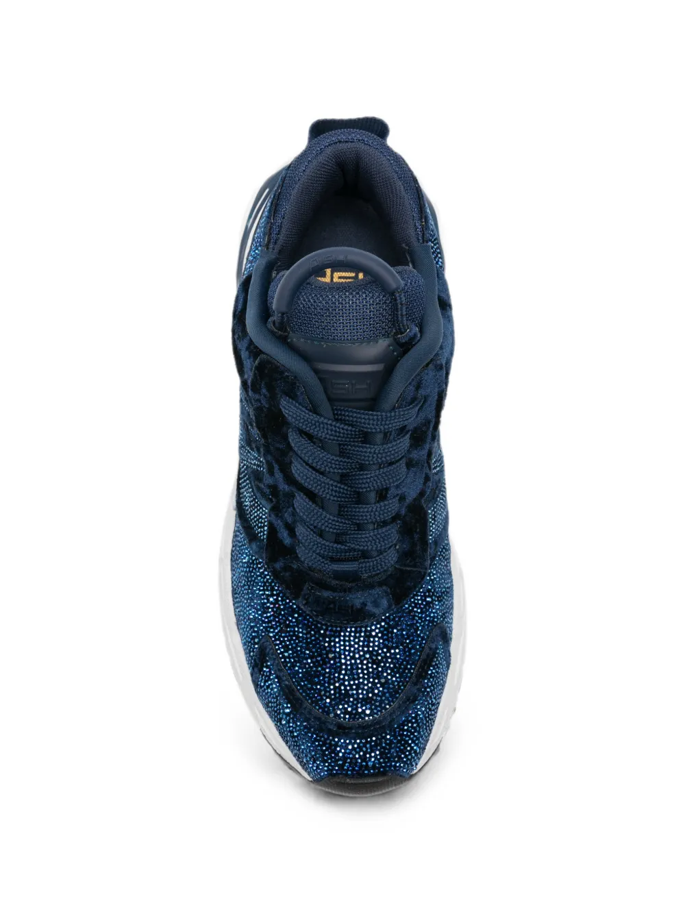 Ash Racer crystal-embellished sneakers Blauw