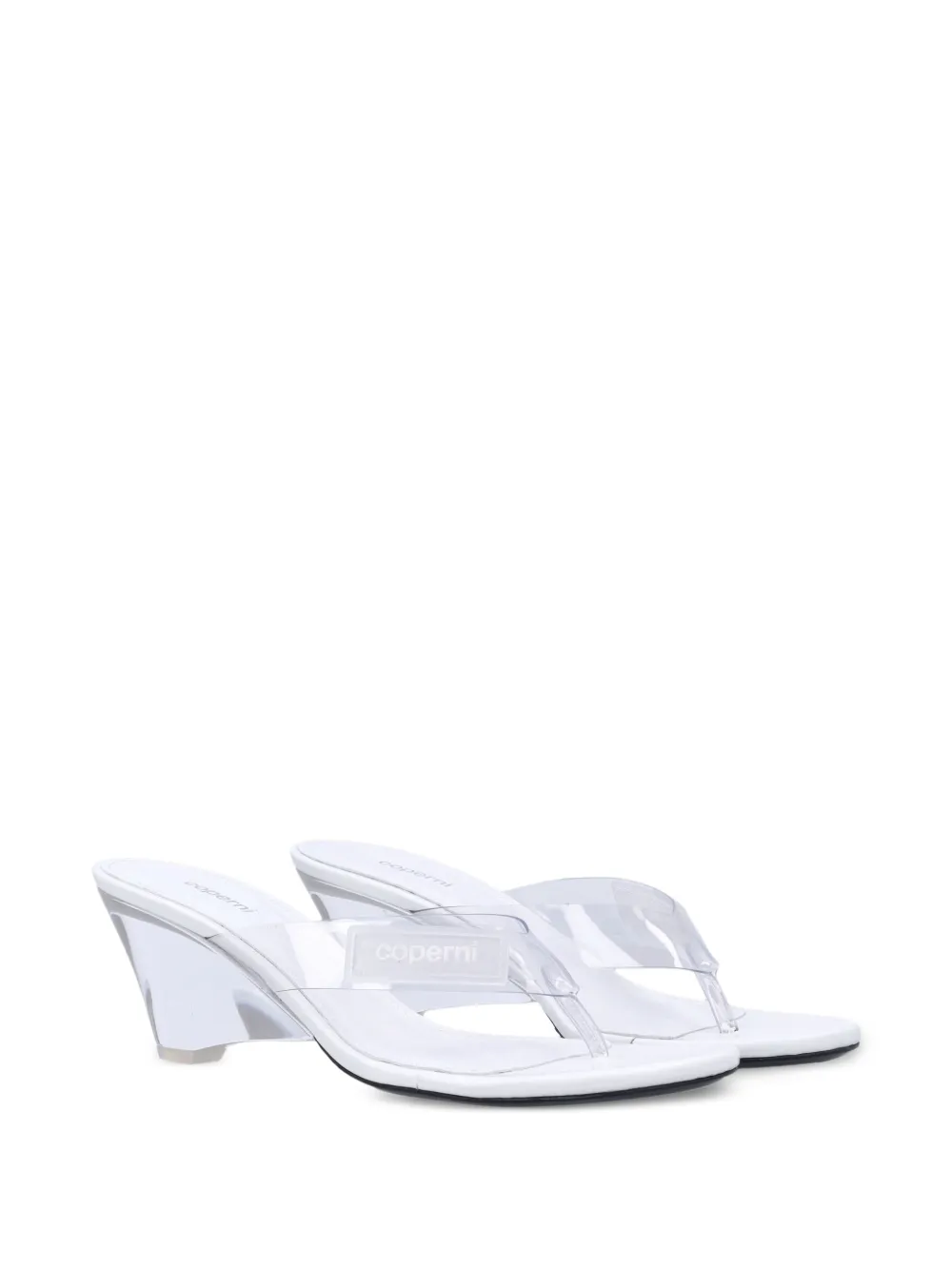 Coperni 60mm Lift flip flops Wit