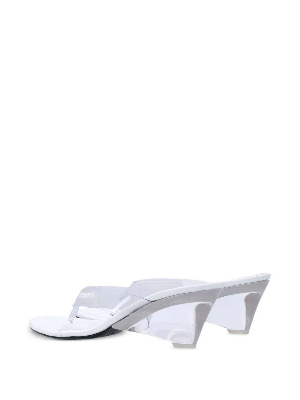 Coperni 60mm Lift flip flops Wit