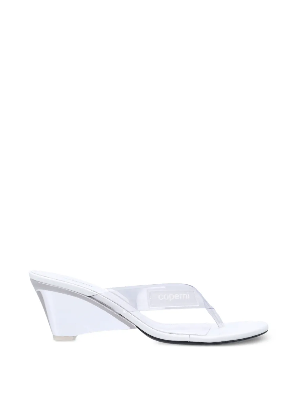 Coperni 60mm Lift flip flops - Bianco
