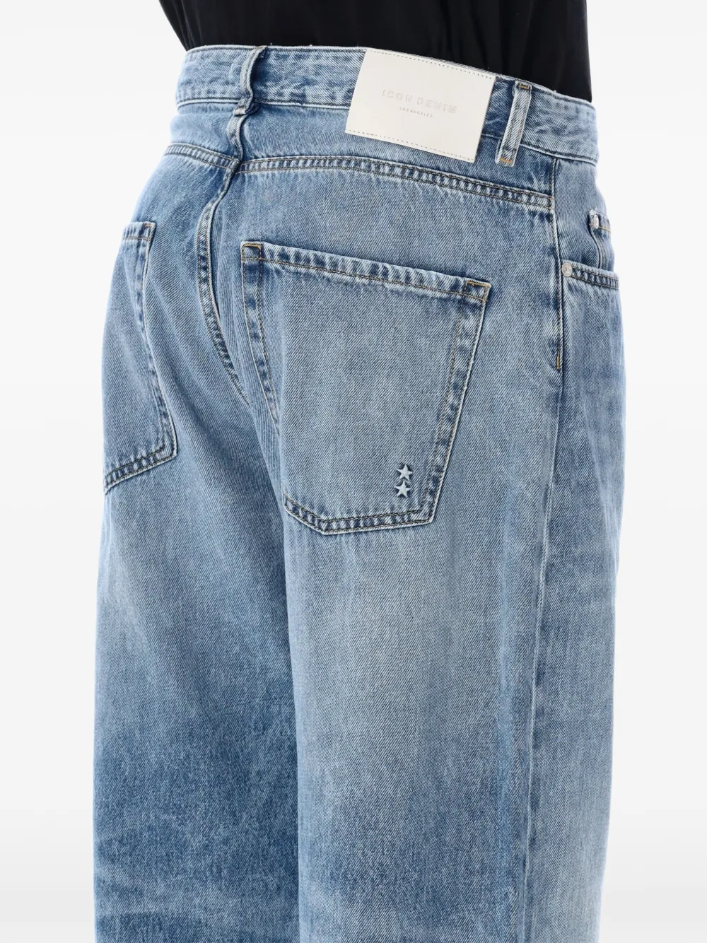  Icon Denim Vaqueros Will Con Estrella Bordada - Azul 