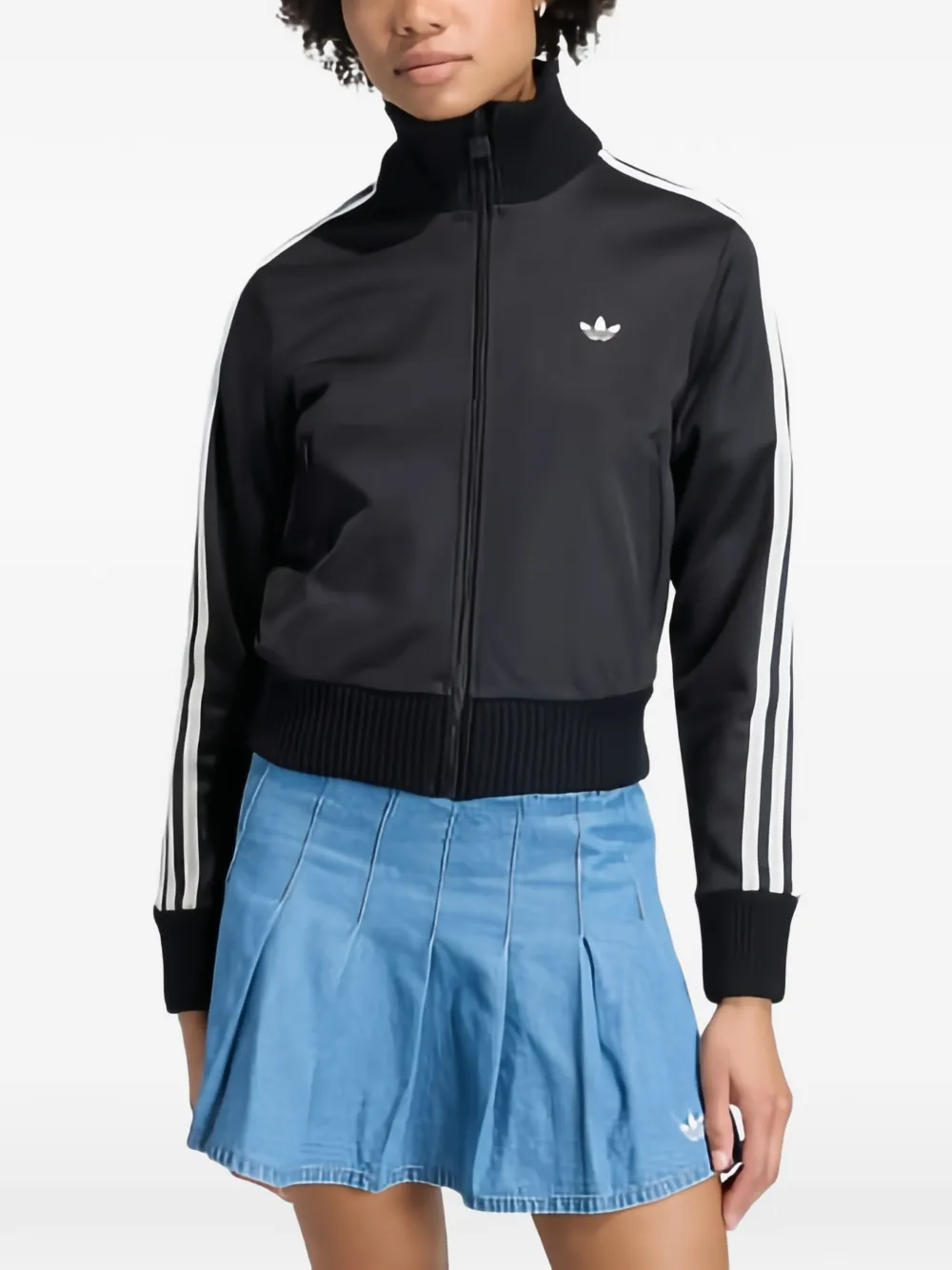 adidas Jack met geborduurd logo Zwart