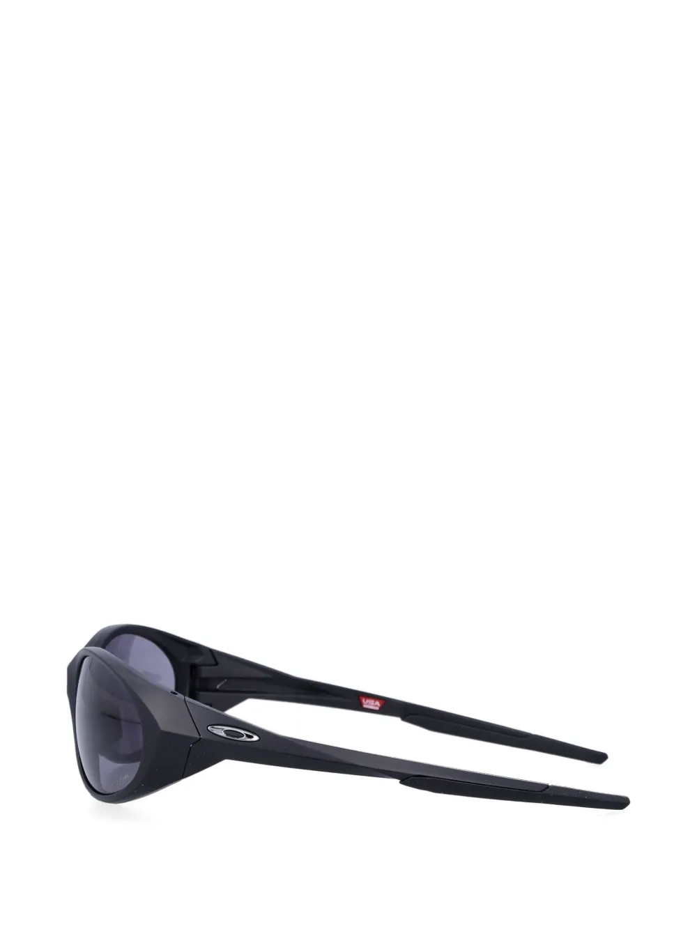 Oakley Zonnebril met ovalen montuur Zwart