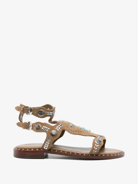 Ash buckle-fastening sandals