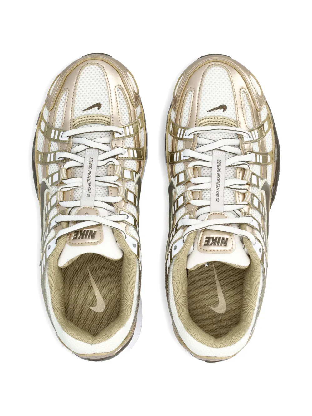 Nike P-6000 sneakers met vlakken Goud