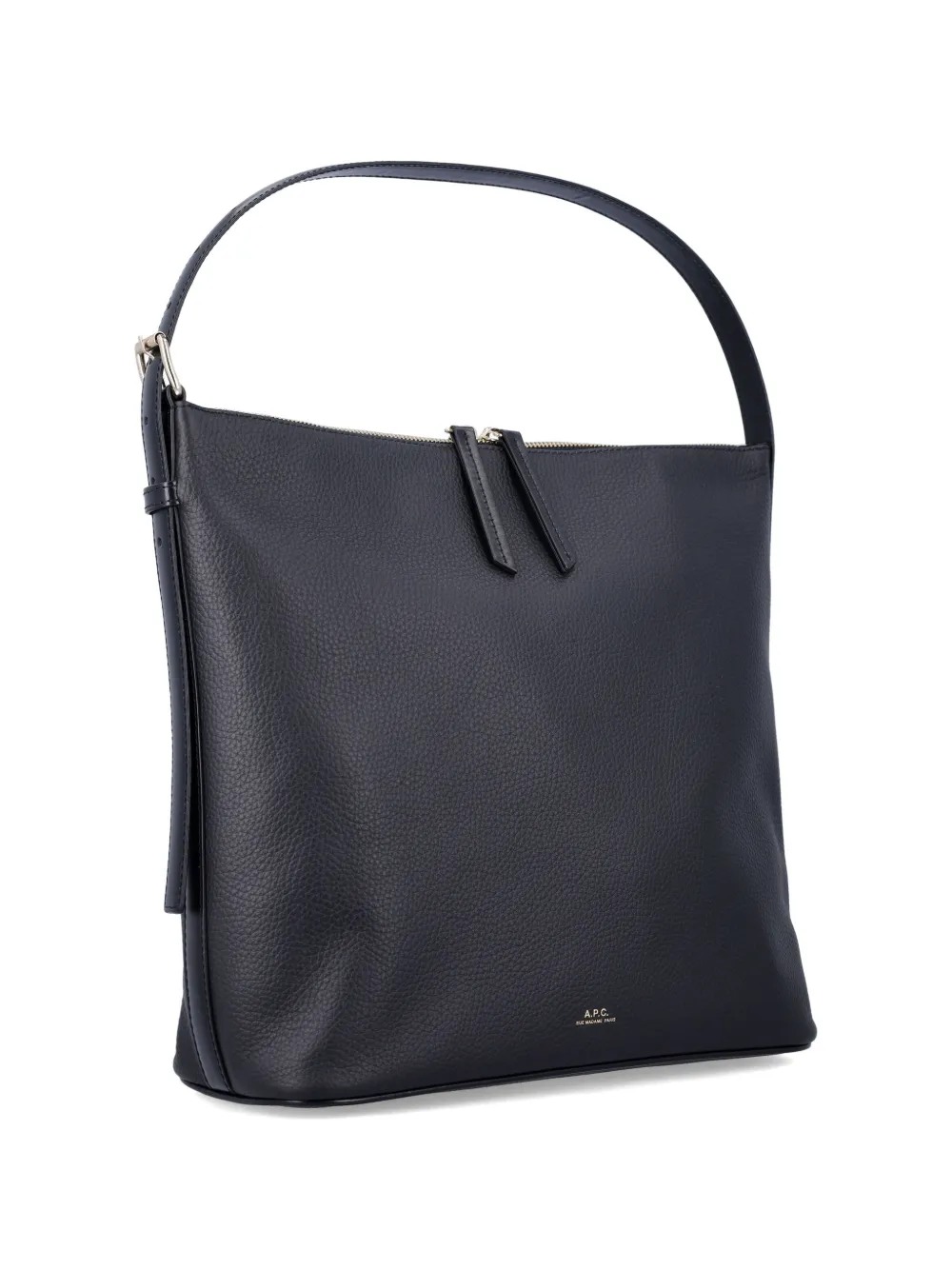 A.P.C. Vera leren shopper Zwart