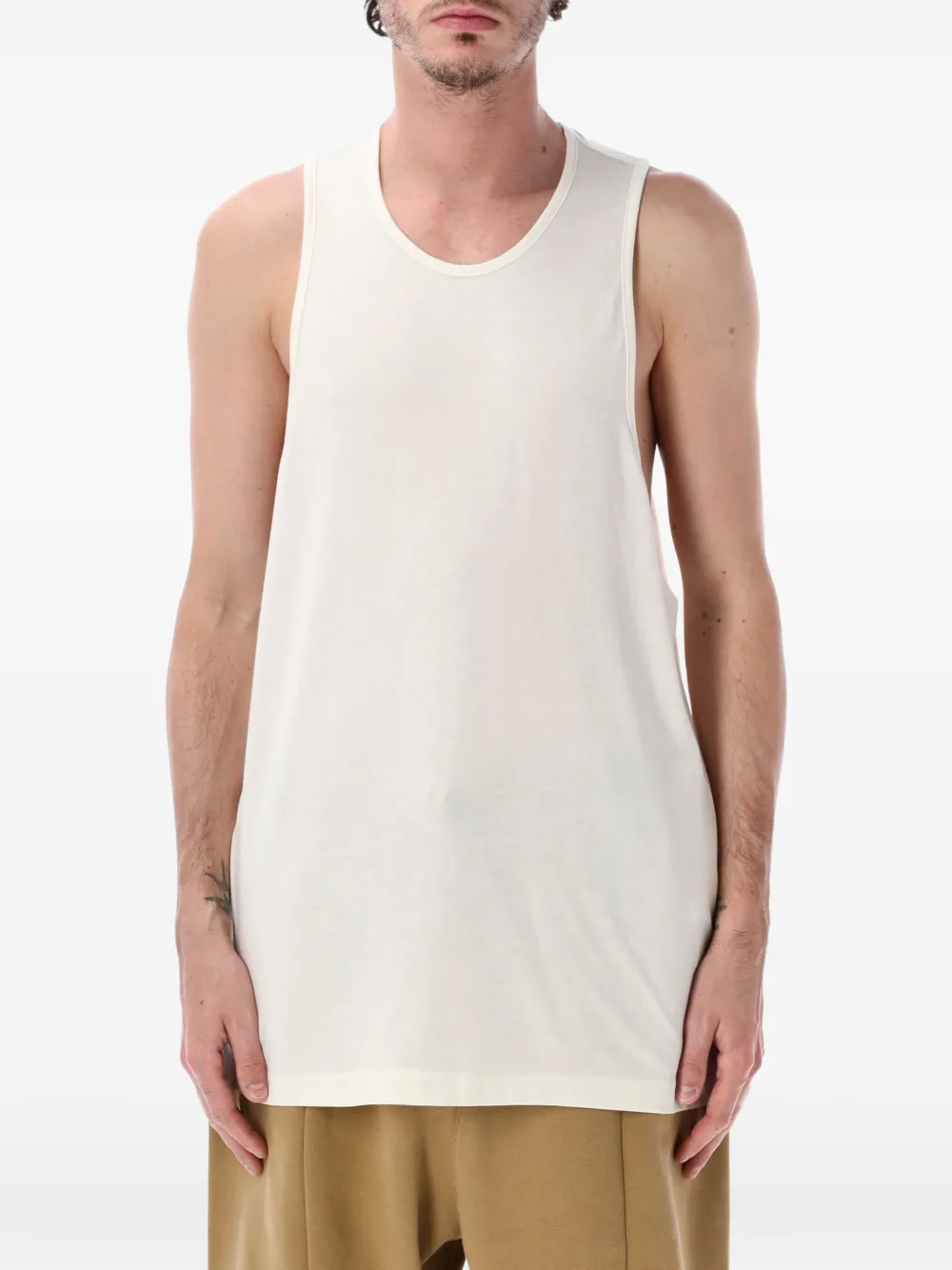 FEAR OF GOD ESSENTIALS Signature Essential scoop-neck vest - Toni neutri