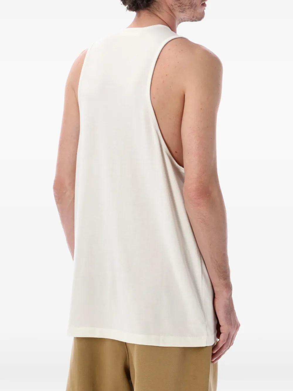 FEAR OF GOD ESSENTIALS Signature Essential gilet met diepe ronde hals Beige