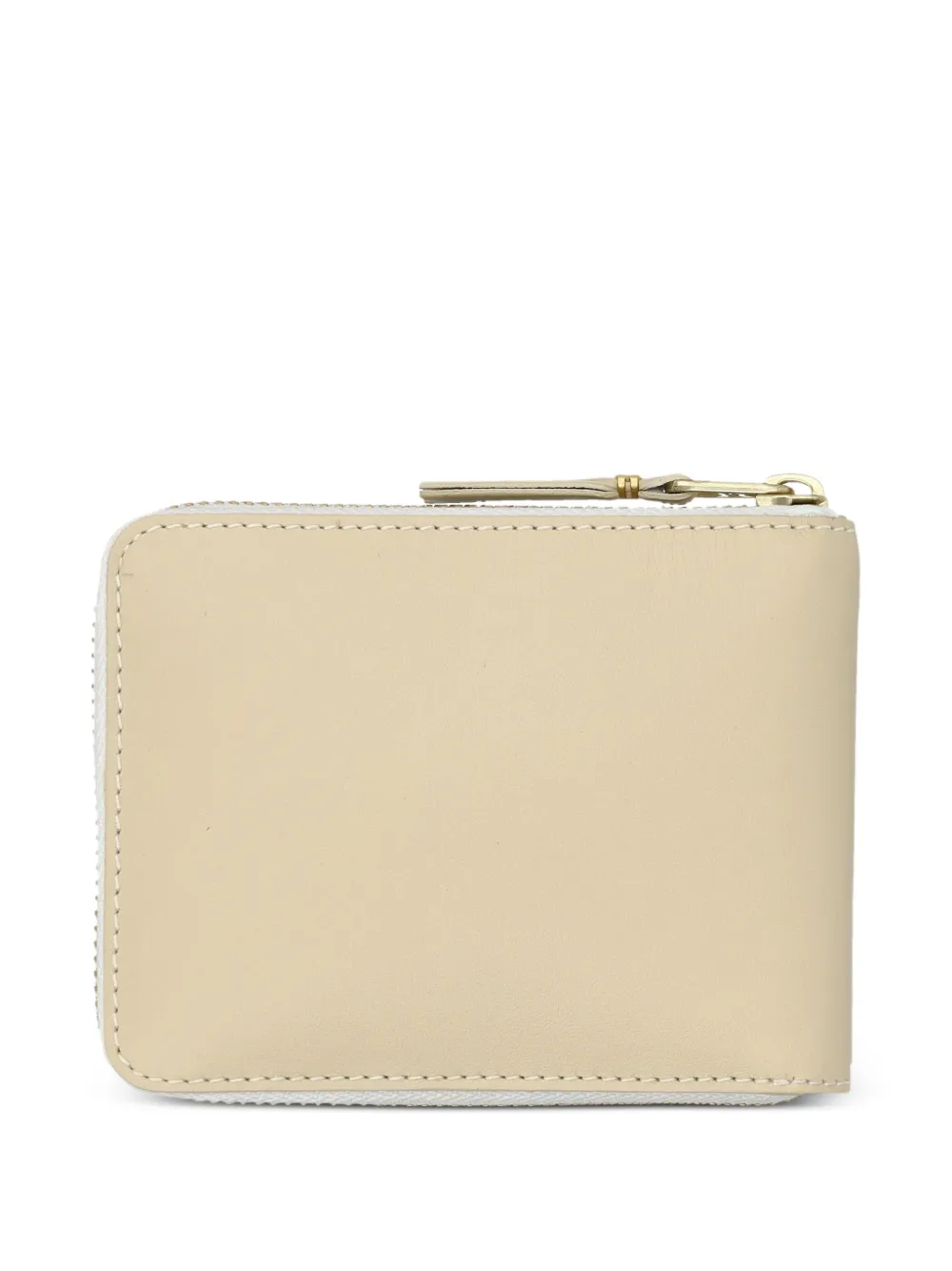 Comme Des Garçons Wallet Portemonnee met rits Beige