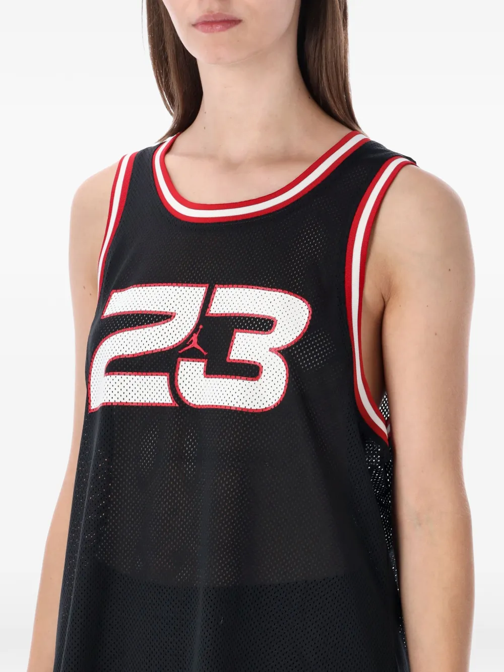 Jordan Jersey met mesh Zwart