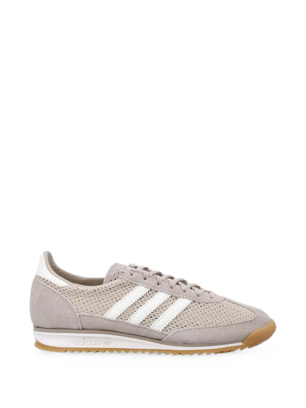 Adidas SL 72 OG mesh-panelled suede sneakers Beige