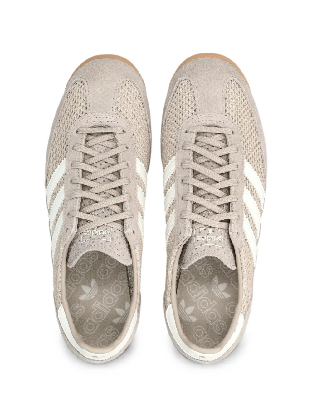adidas SL 72 OG mesh-panelled suede sneakers Beige