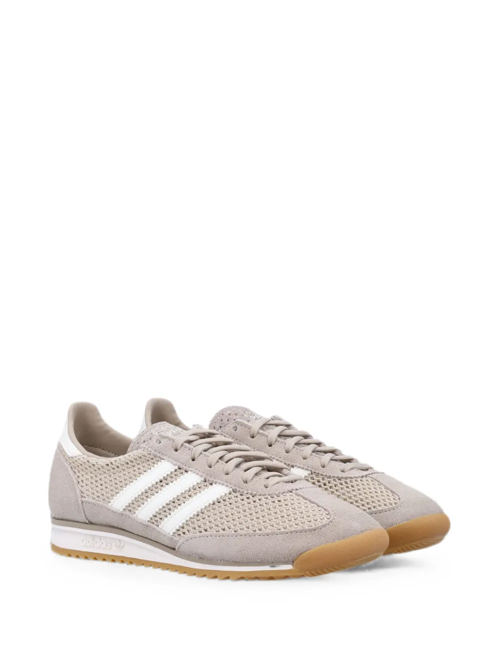 adidas SL 72 OG mesh-panelled suede sneakers Beige