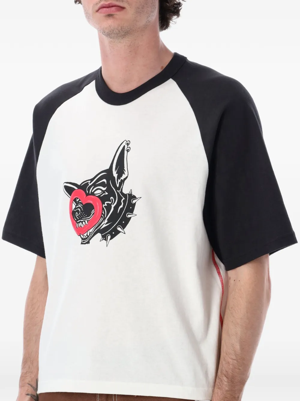 Vans Dayana Dog Face T-shirt met print Wit