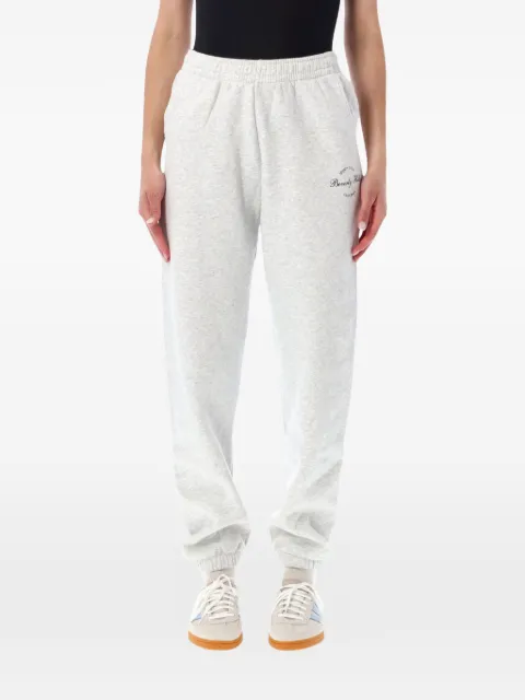 Sporty & Rich pants con pretina elástica y logo estampado