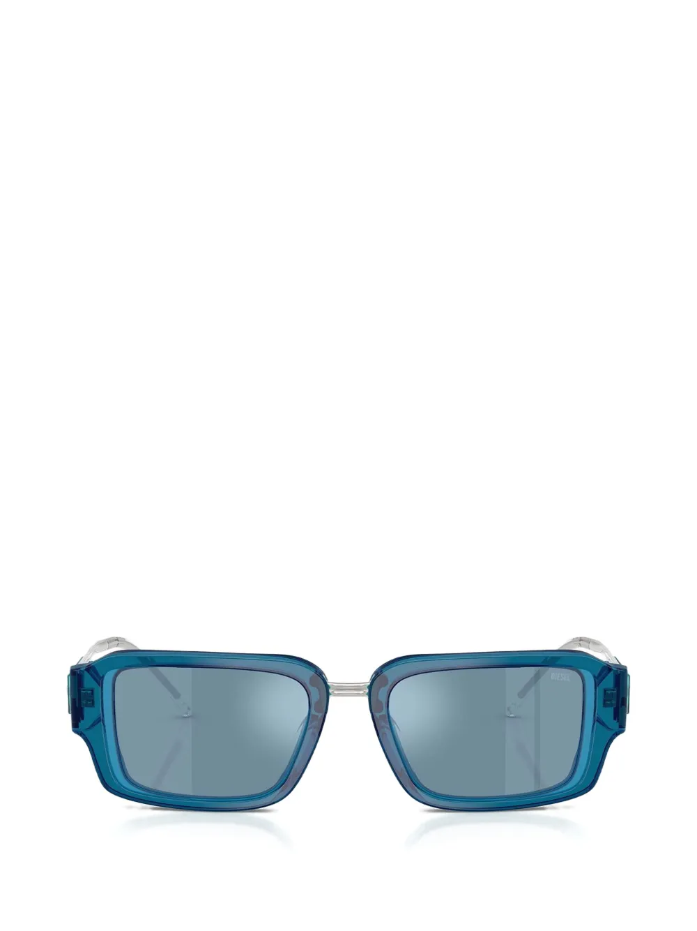 Diesel rectangle-frame sunglasses - Blau