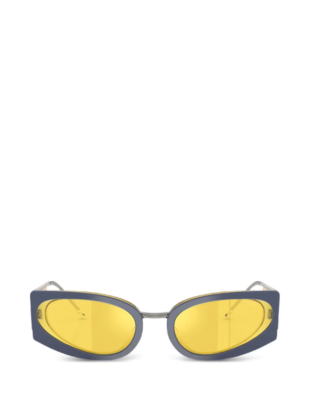 Diesel geometric-frame sunglasses - Blu