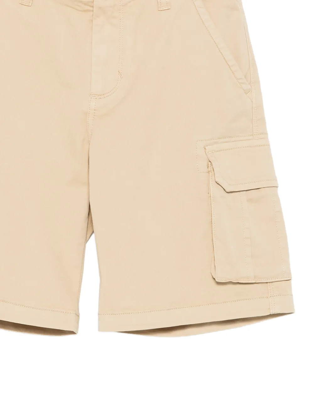 SUN68 KIDS Cargo shorts met knoopsluiting Beige