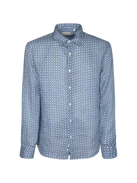 PENINSULA SWIMWEAR geometric-print long-sleeved shirt