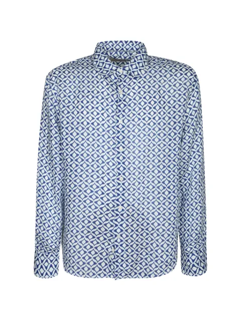 PENINSULA SWIMWEAR Alina geometric-print long-sleeve shirt