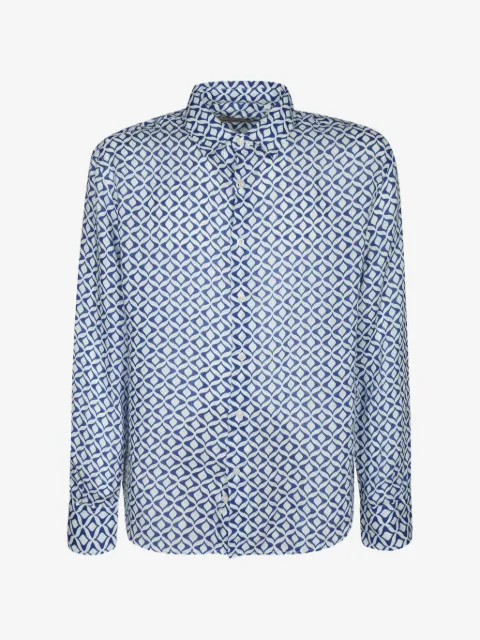PENINSULA SWIMWEAR Alina geometric-print long-sleeve shirt