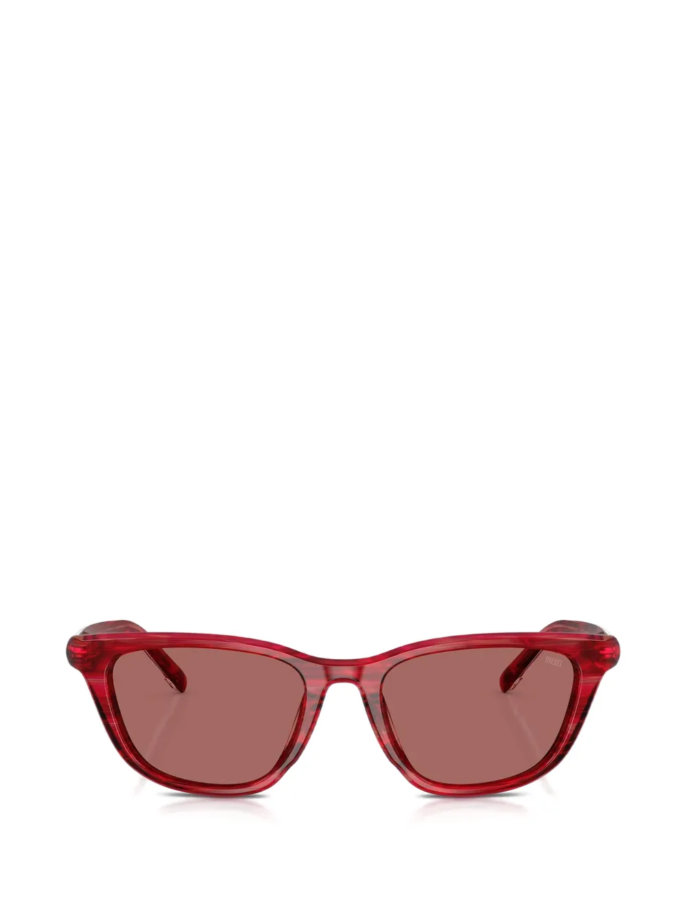 Diesel cat-eye frame sunglasses - Rot