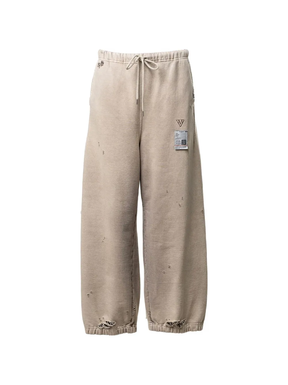 Maison MIHARA YASUHIRO sun-faded-like sweat pants - Toni neutri