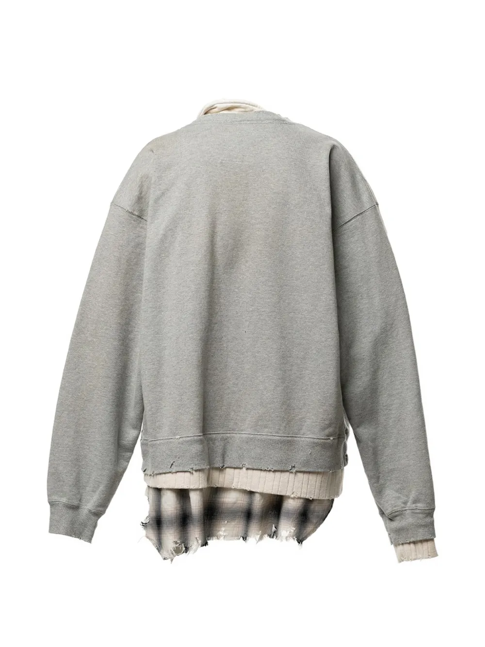 Maison MIHARA YASUHIRO ダメージ スウェットシャツ | グレー