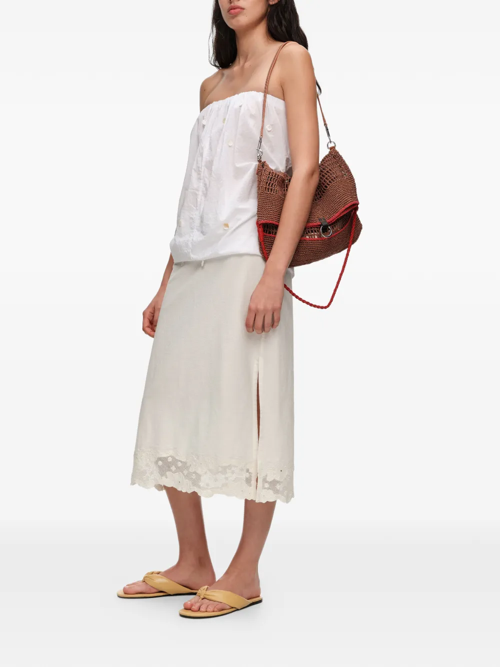 BIMBA Y LOLA Medium schoudertas Bruin