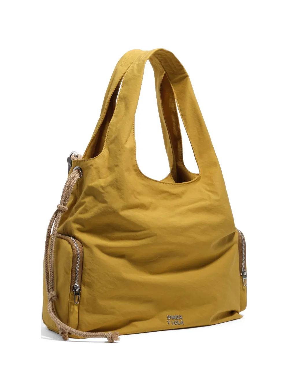 Bimba y Lola large Paper Pocket shoulder bag - Giallo