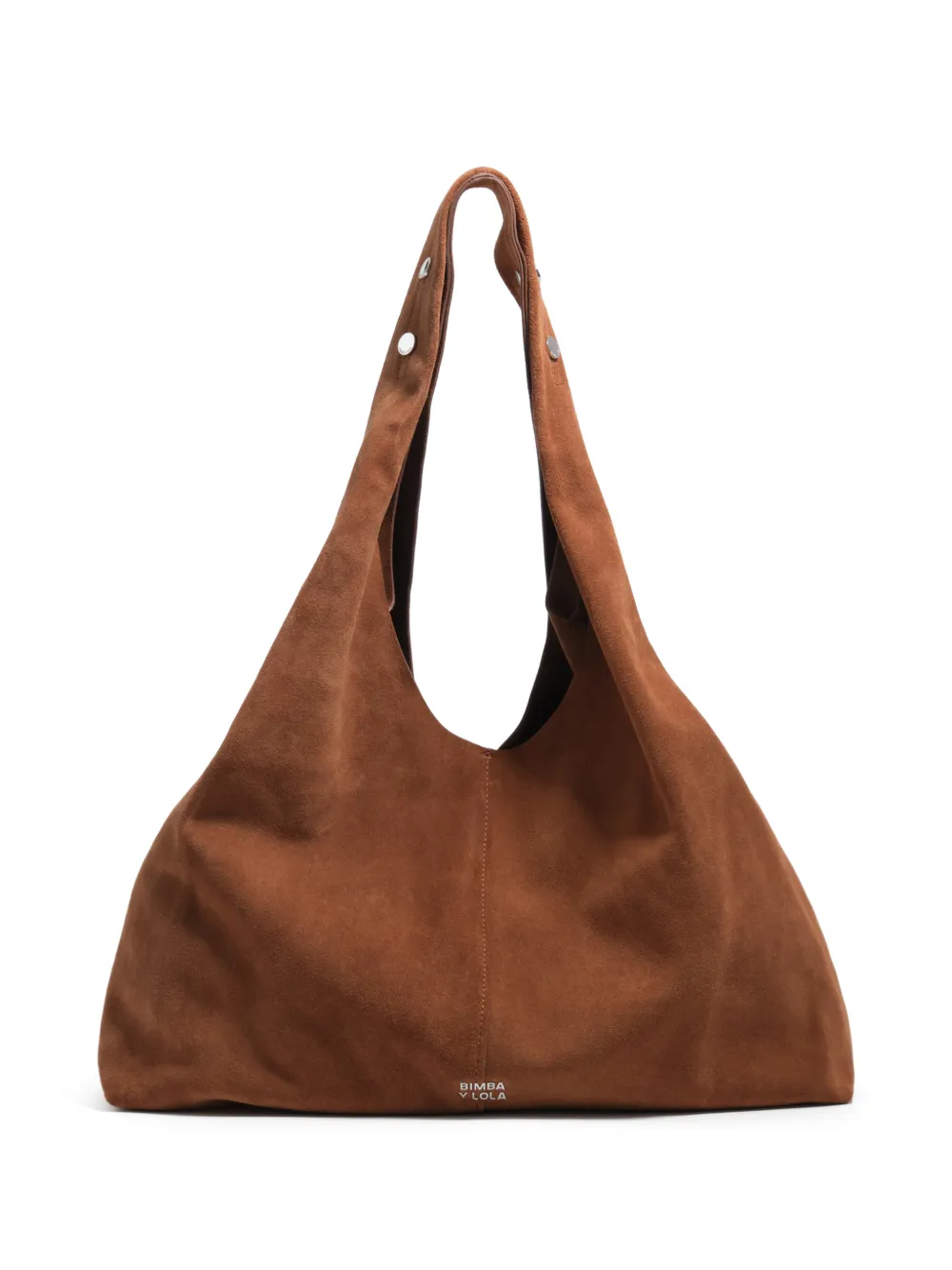 Bimba y Lola maxi logo-detail shoulder bag - Marrone