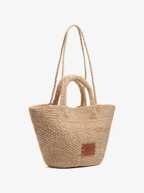 BIMBA Y LOLA bolsa de hombro grande con parche del logo