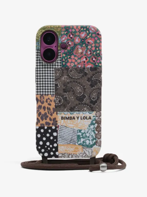 Bimba y Lola iPhone 16 telefoonhoesje met patchwork