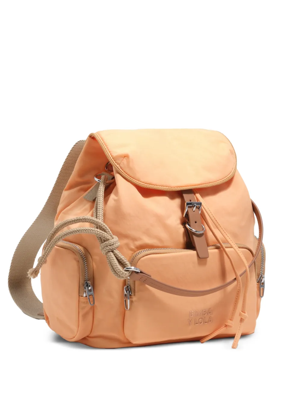 Bimba y Lola Pocket drawstring backpack - Arancione
