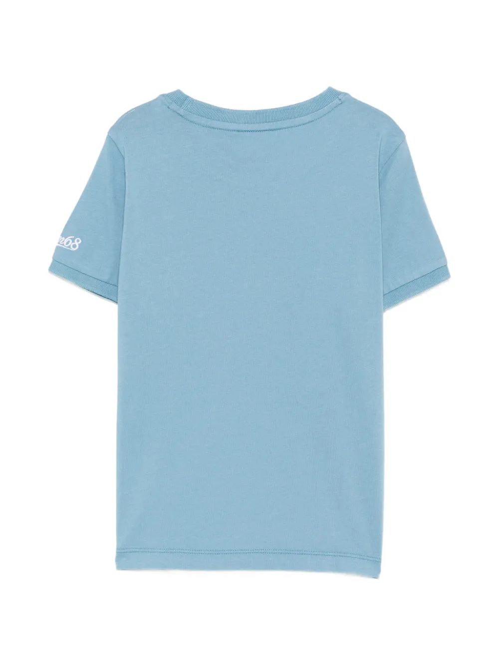 SUN68 KIDS T-shirt met geborduurde zak Blauw