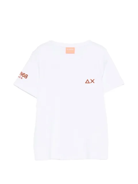 SUN68 KIDS logo-embroidered T-shirt