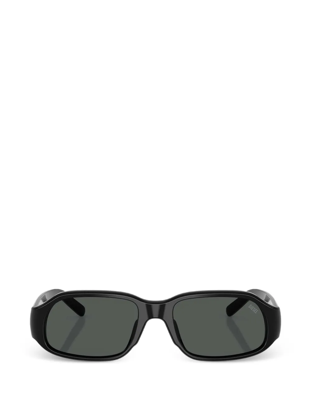 Diesel rectangle-frame sunglasses - Schwarz