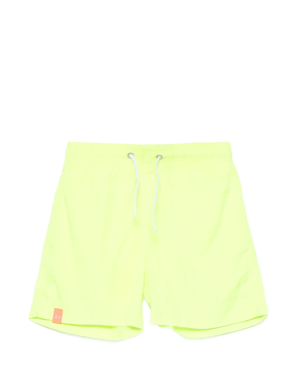 Sun 68 Drawstring Swim Shorts In Yellow