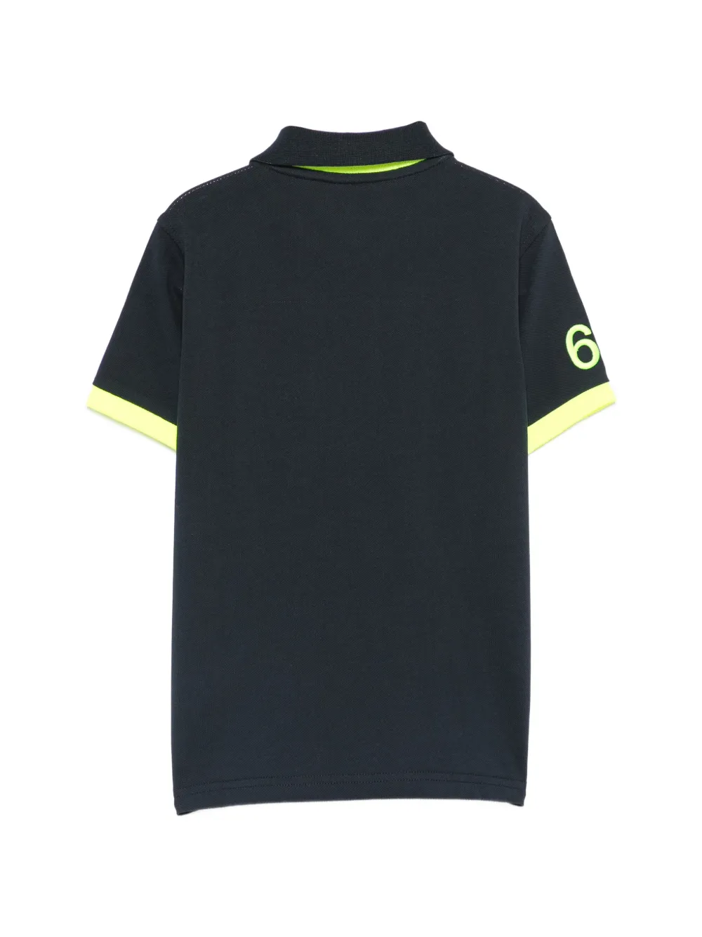 SUN68 KIDS Poloshirt met geborduurd logo Blauw