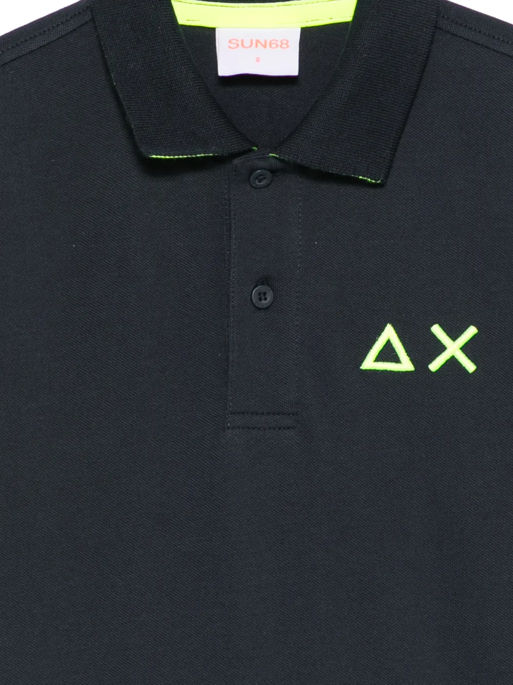 SUN68 KIDS Poloshirt met geborduurd logo Blauw