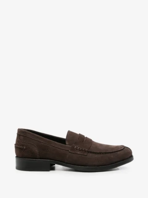 VELA SHOP suede penny-slot loafers