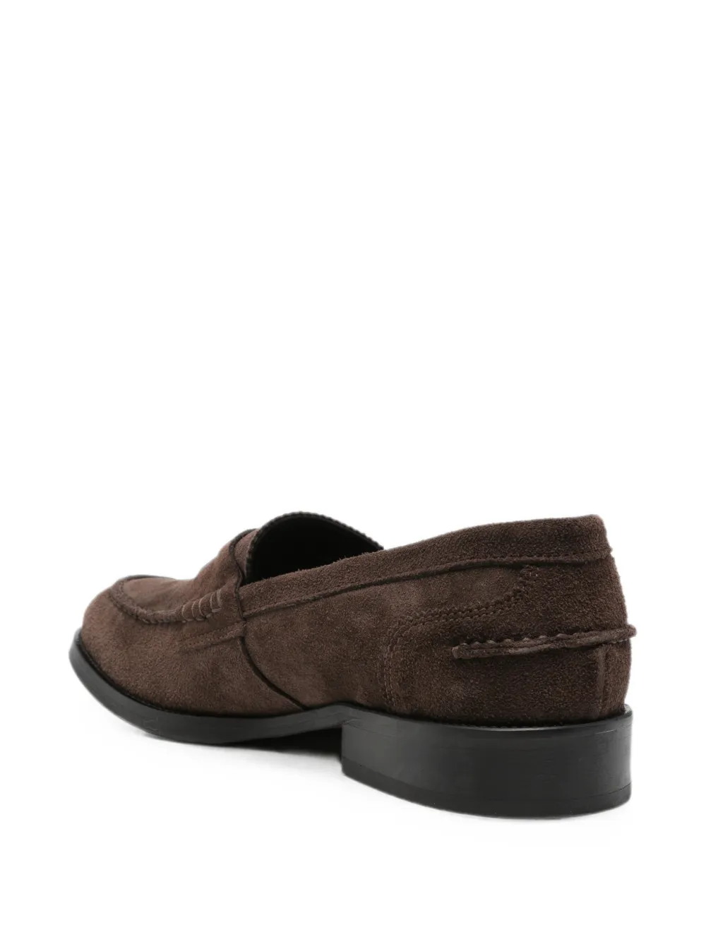 VELA SHOP Suède loafers Bruin