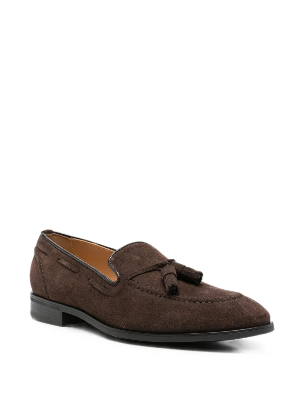 VELA SHOP Suède loafers Bruin