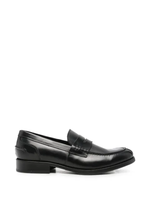 VELA SHOP leather penny-slot loafers
