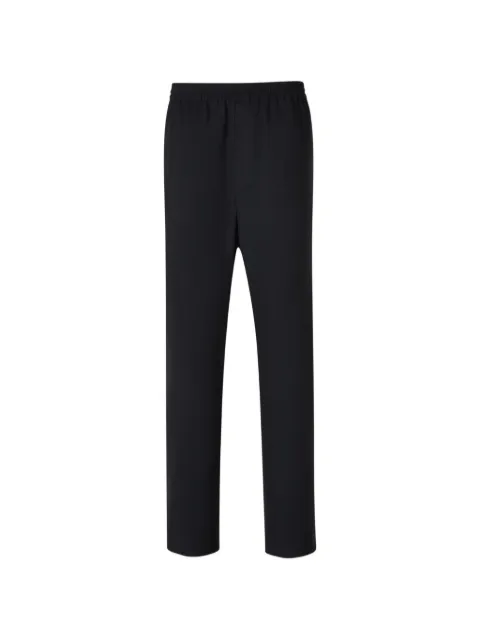 The Row elasticated-waistband gabardine trousers