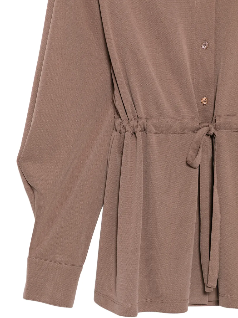 Max Mara Leisure Blouse met trekkoordtaille Bruin