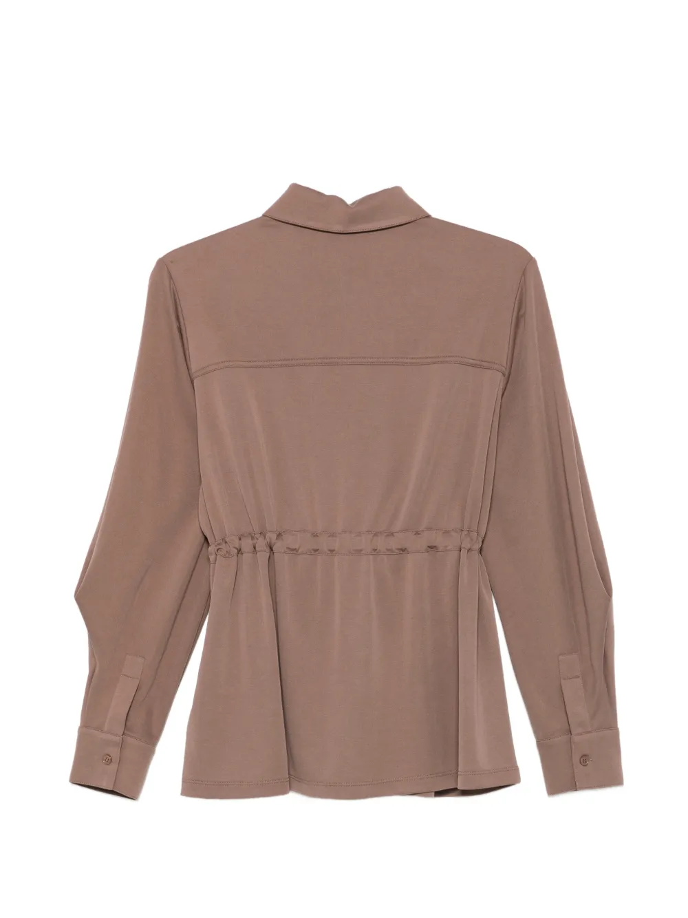 Max Mara Leisure Blouse met trekkoordtaille Bruin