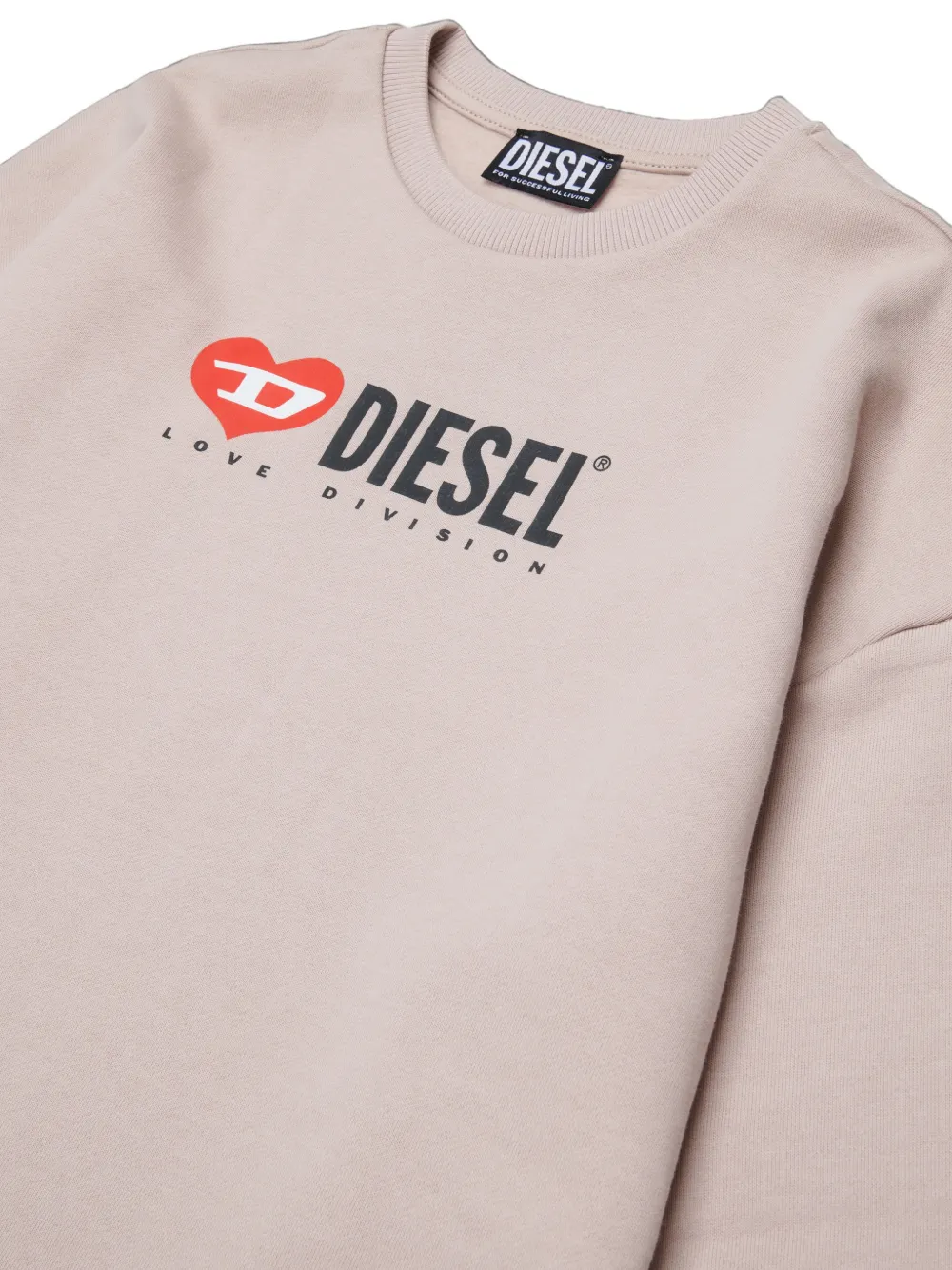Diesel Kids logo-print sweatshirt dress Beige