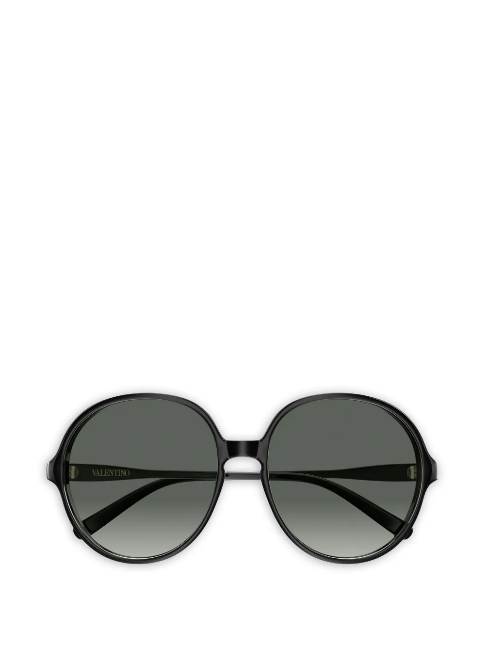 VALENTINO GARAVANI EYEWEAR round-frame sunglasses - Schwarz