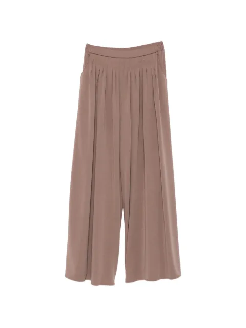 Max Mara Leisure pantalones palazzo con pretina elástica
